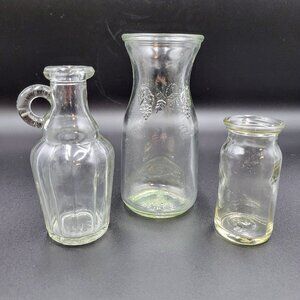 Vintage JFJ Winery Wine Bottle Carafe With Grapes 959-0 Ceres California